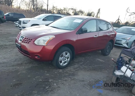 2010 Nissan Rogue S из США, поврежденный, VIN JN8AS5MV0AW126217